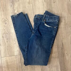 Good American Dark Blue Ankle Jeans